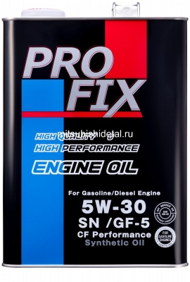 Масло моторное синтетическое 4л - Engine Oil 5W30 SN/GF-5 PROFIX