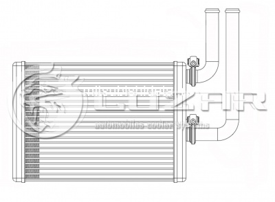 Радиатор отопителя (печки) Лансер 9 2 л. - Luzar